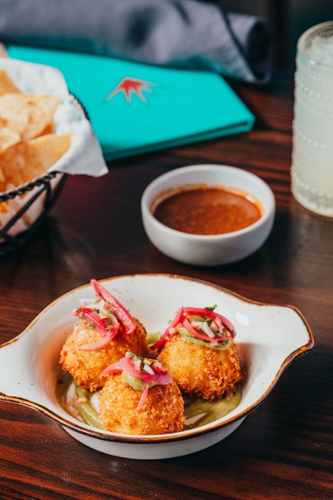 Small Poblano Fritters