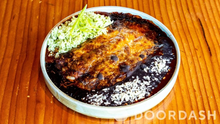 Oaxaca Cheese Enchiladas