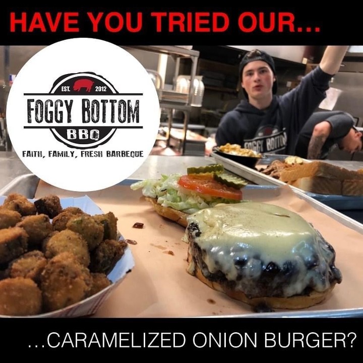 Caramelized Onion Burger OO