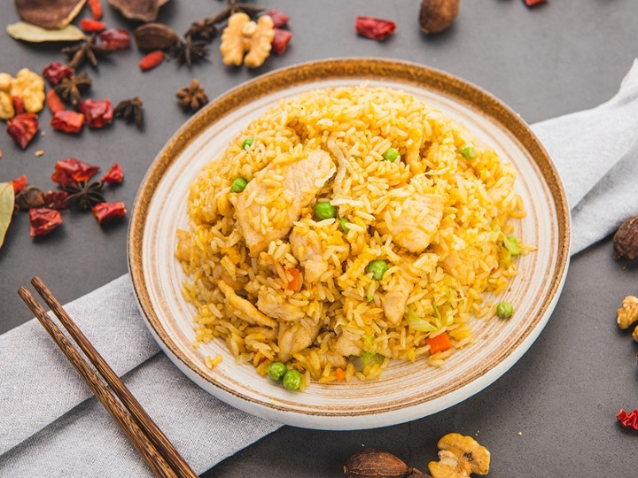 咸鱼鸡炒饭 Fried Rice w. Salty Fish and Chicken