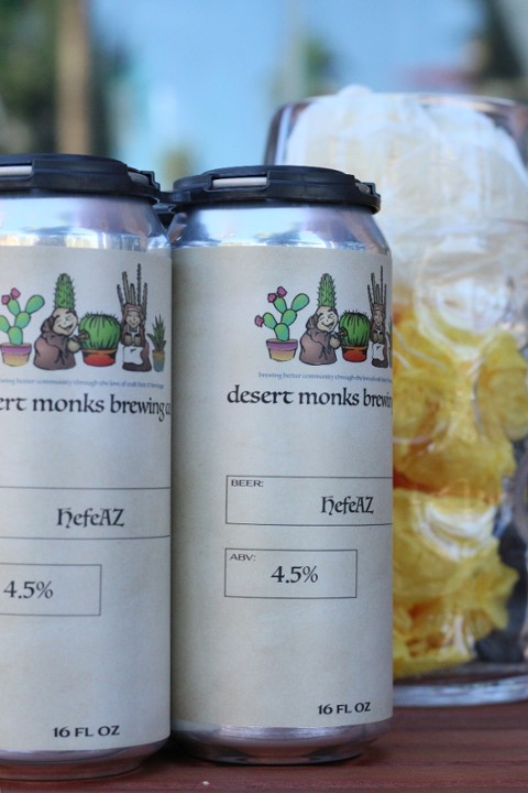 HefeAZ  Single Cans and 4-Packs