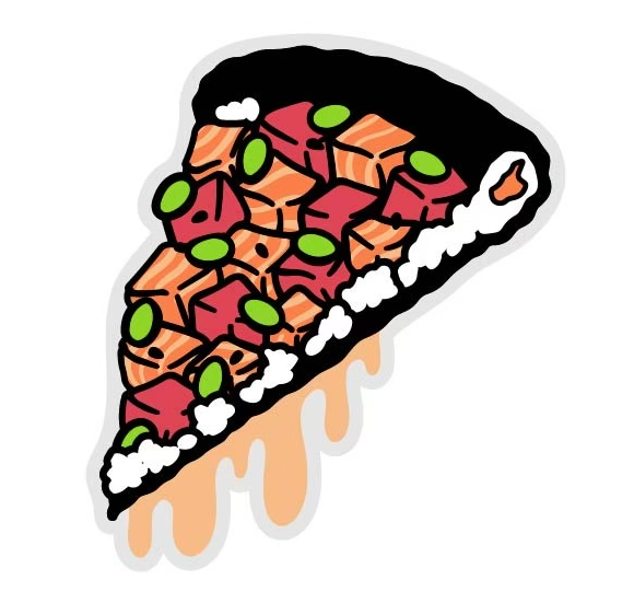 Sushi Pizza Pin