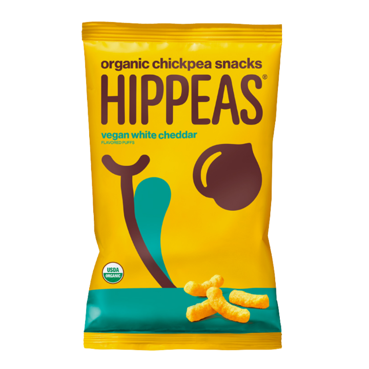 Hippies Vegan White Cheddar Organic Checkpea Puffs 1.5oz