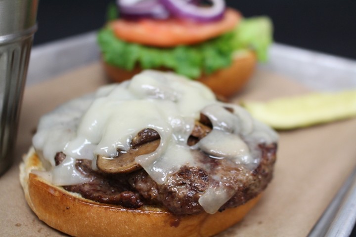 Mushroom Swiss Burger