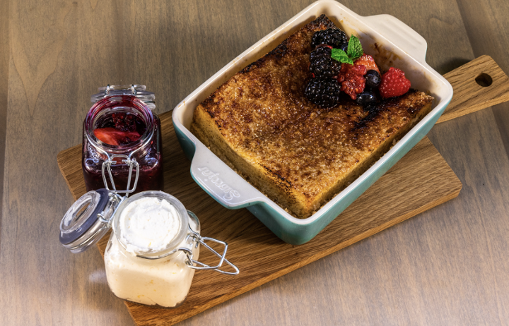 Baked Creme Brûlée French Toast (Weekends Only)