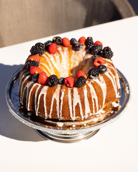 Citrus Berry Bundt Cake