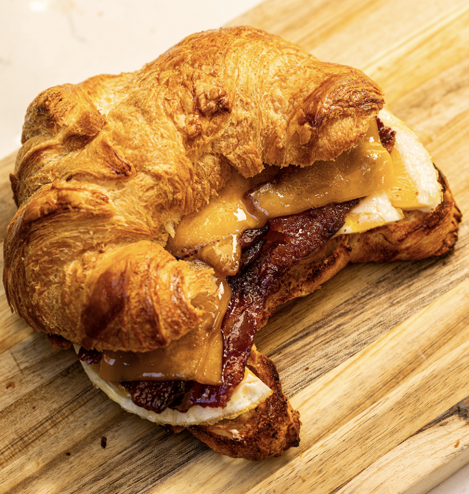 Glazin' Bacon Croissant Sandwich