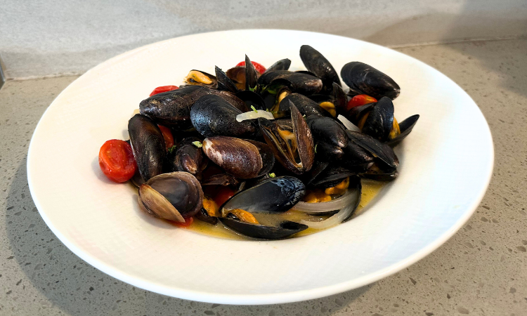 White Wine Mussels