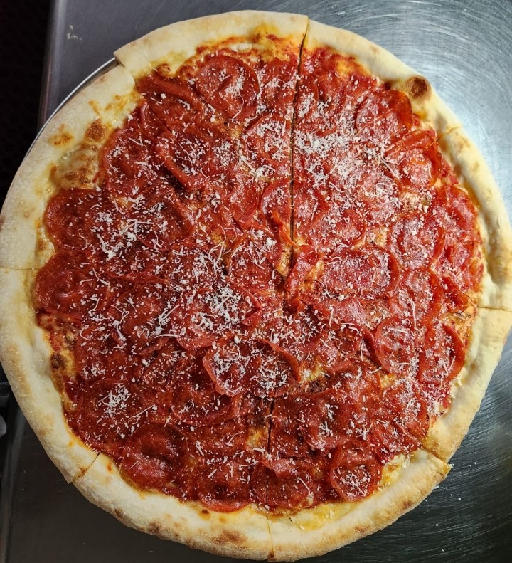 Sauce Pizzeria Moynihan Train Station 421 8th ave PEPPERONI PIE