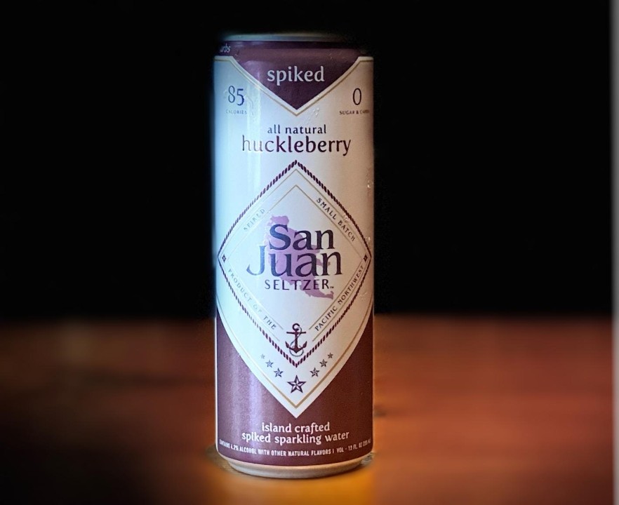 San Juan Huckleberry Hard Seltzer