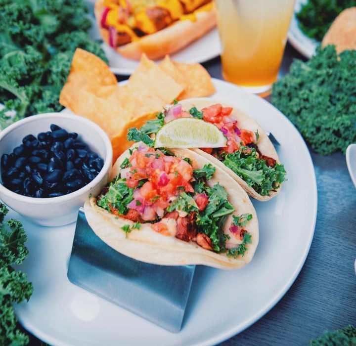 Two Carne Asada Tacos