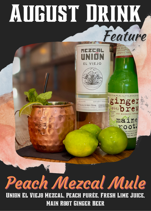 Peach Mezcal Mule