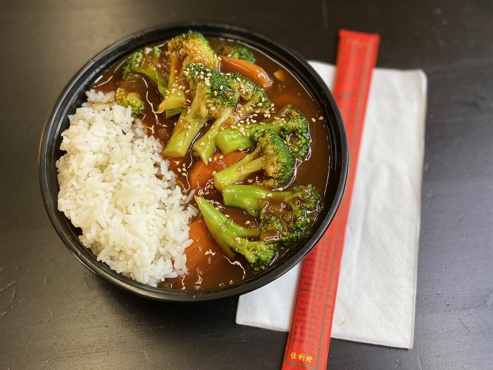 Vegetables Curry Rice Bowl