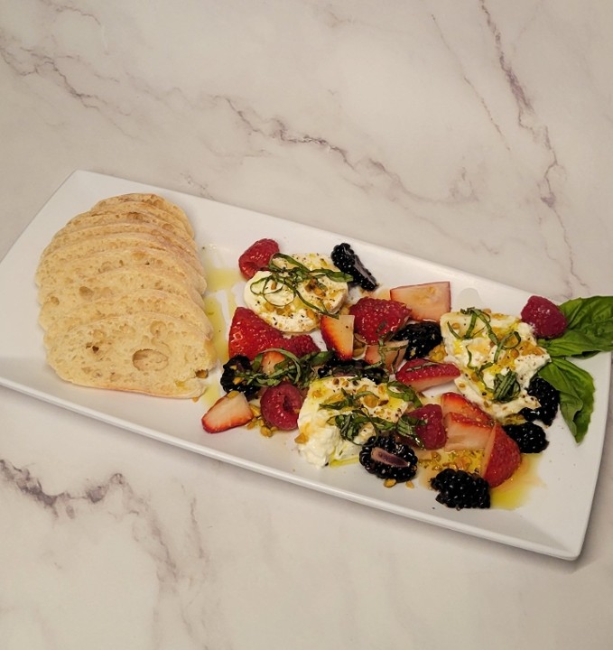 Burrata & Seasonal Fruit Plate