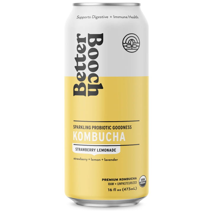 Better Booch Kombucha - Strawberry Lemonade