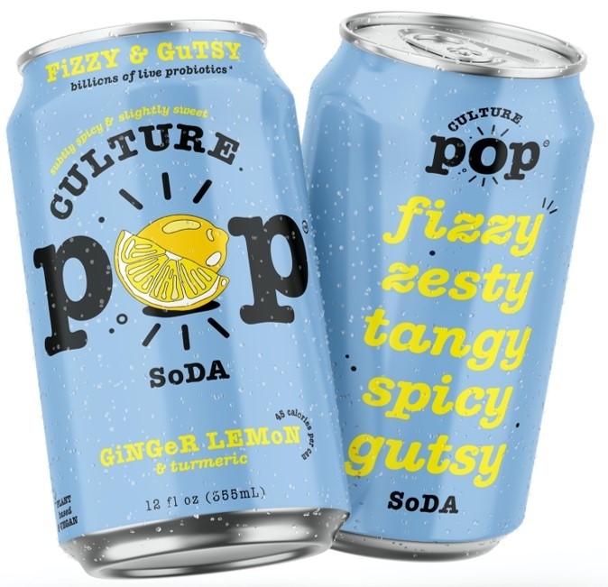 Culture Pop Soda - Ginger Lemon & Turmeric