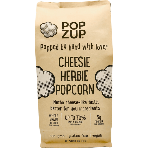Popzup - Cheesie Herbie Popcorn (vegan)