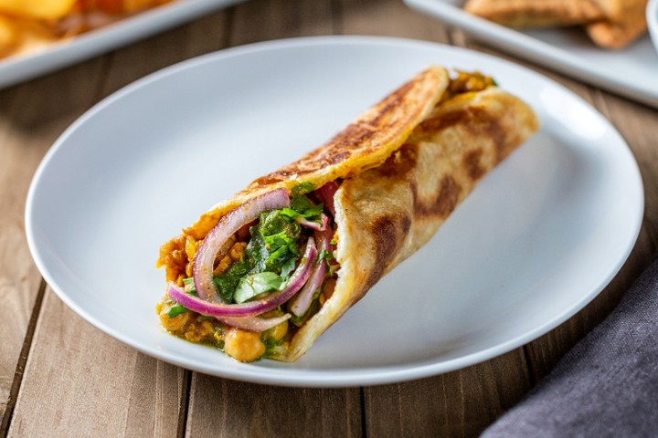 Chickpea Chana Wrap