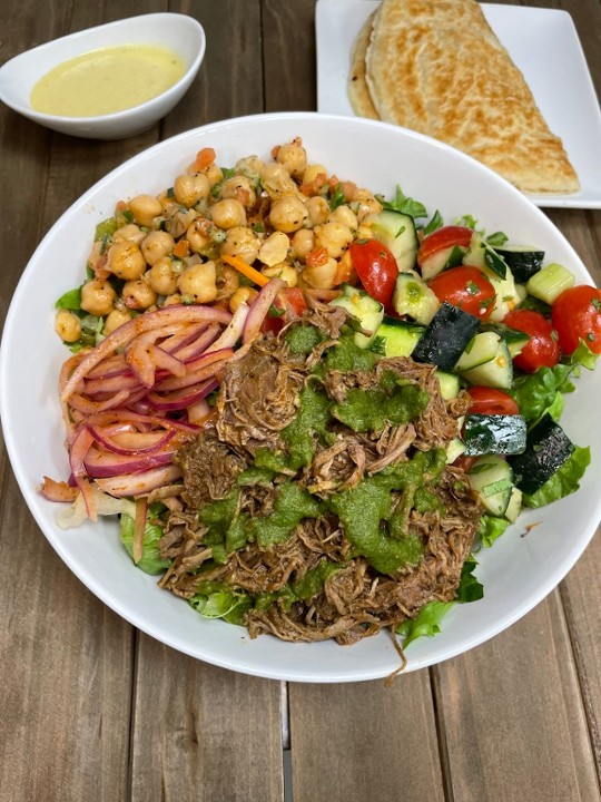Lamb Curry + Salad