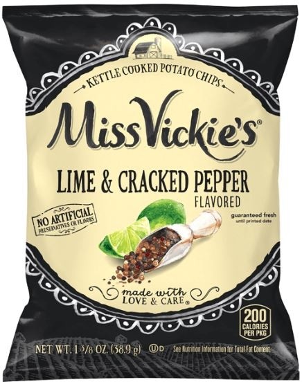 Miss Vickie's Lime and Cracked Pepper Kettle Chips