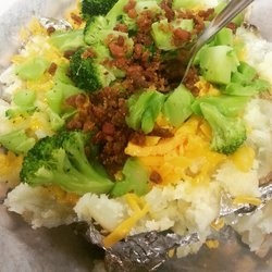 Chicken and Broccoli Potato