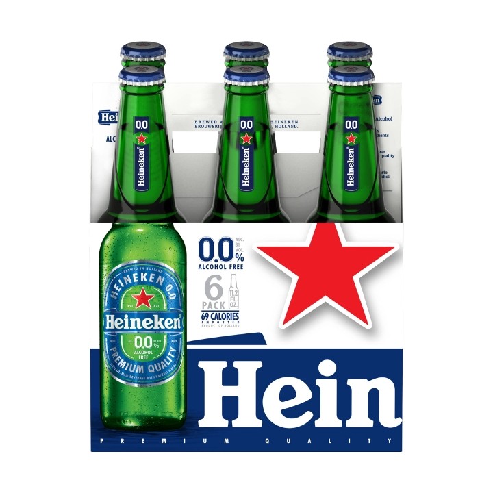 Heineken 00 N/A (6-Pack Bottles)