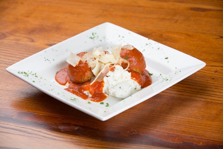 Sal's Signature Meatballs with Ricotta Cheese