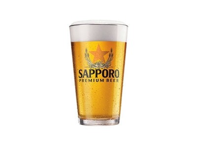 Sapporo Draft Glass