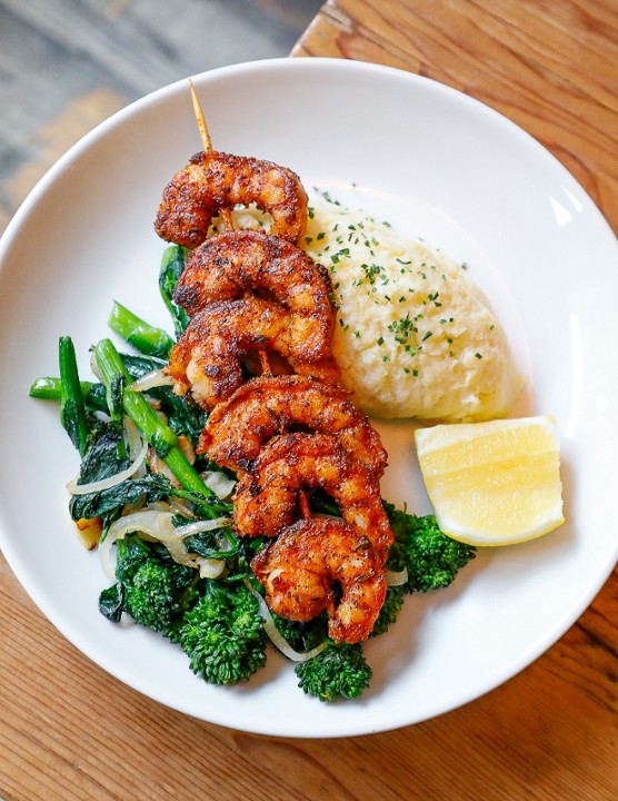 REEL DEAL WITH BLACKENED SHRIMP