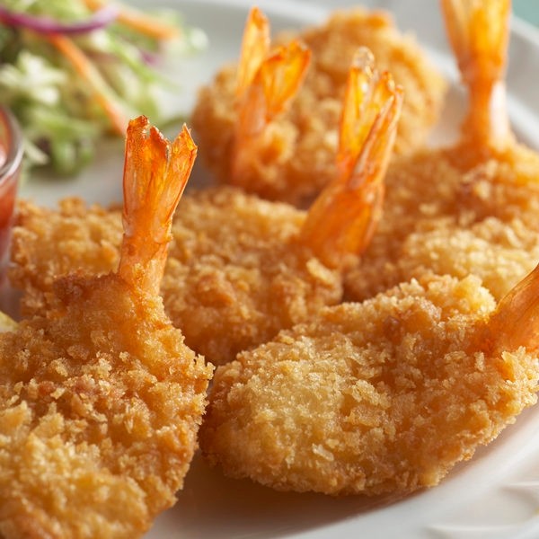 Breaded Shrimp With Fries