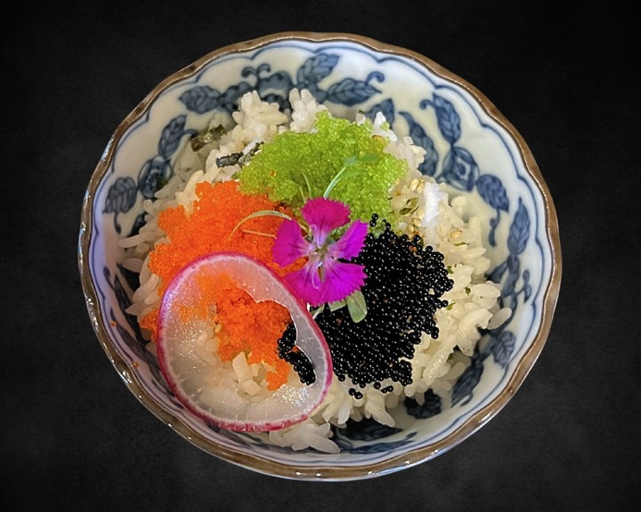 Mixed Masago mini rice bowl