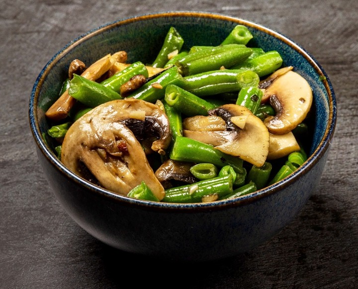 String beans with mushrooms 8oz