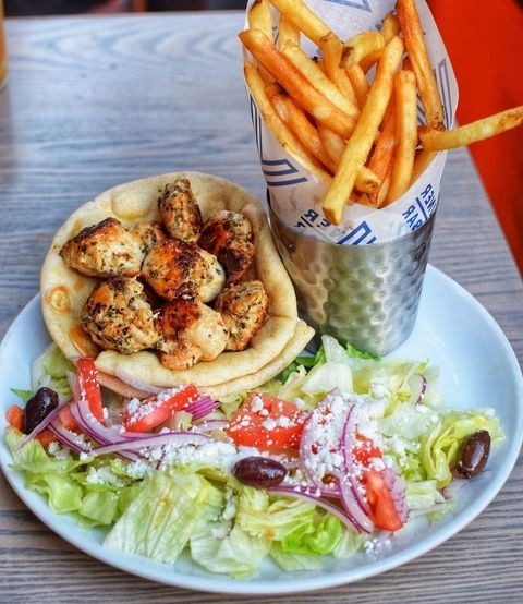 CHICKEN SOUVLAKI