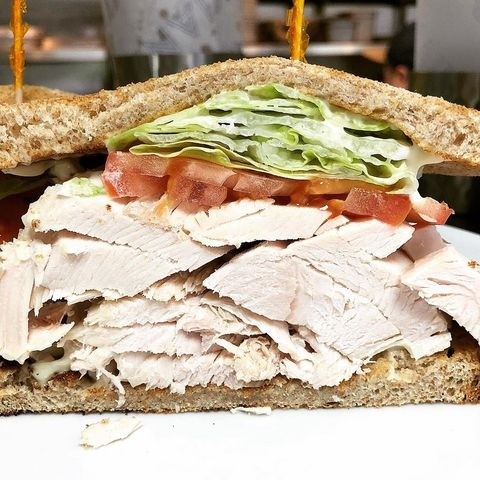 FAMOUS HAND CARVED TURKEY SANDWICH