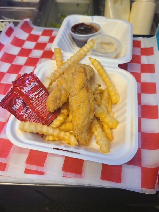 Kid's Chicken Strips and Fries