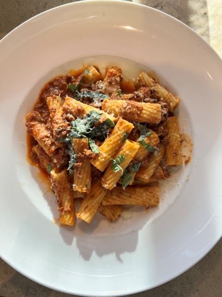 Rigatoni with Bolognese