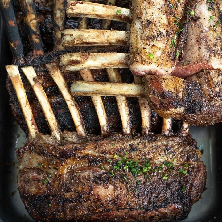 Hickory Smoked Smoked Rack of Lamb