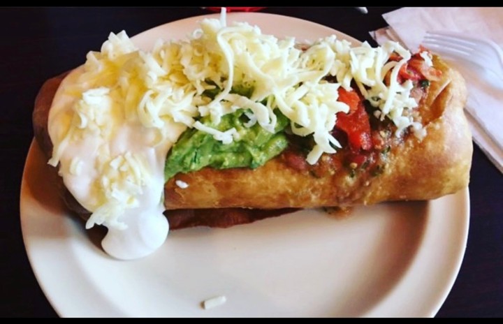 34.- Giant Chicken Chimichanga