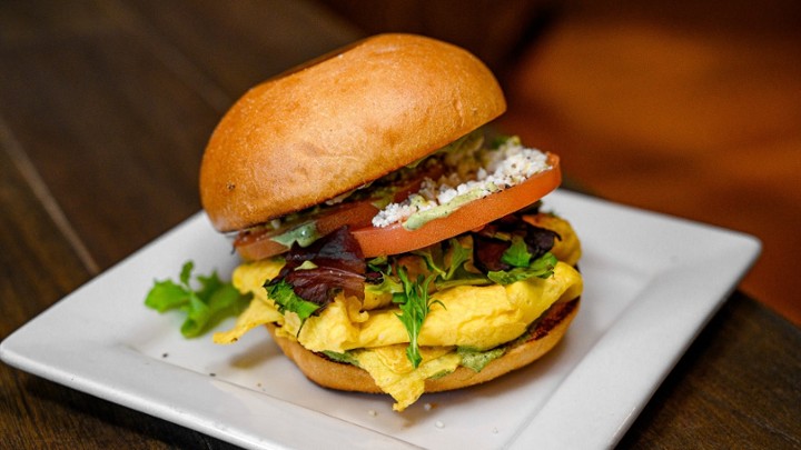 VEGETARIAN BREAKFAST SANDWICH