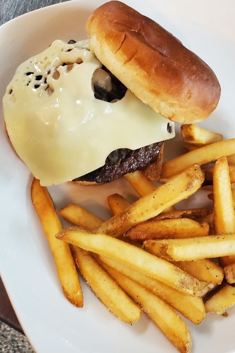 Mushroom & Swiss Burger