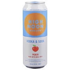 High Noon Peach Vodka Soda Seltzer
