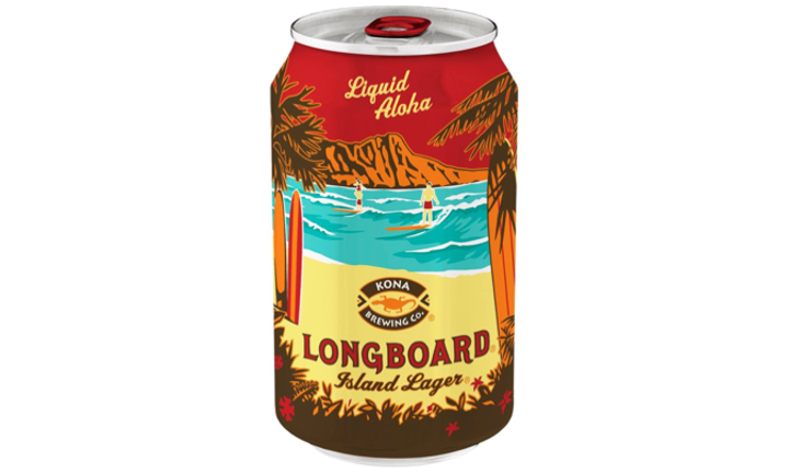Kona Longboard Lager can