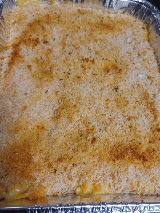 1/2 pan baked mac n cheese
