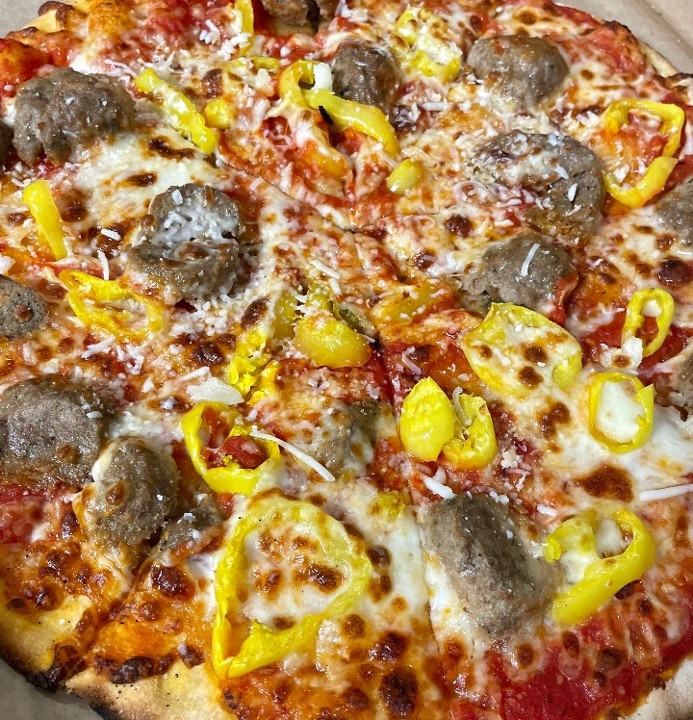 Meatball Pizza