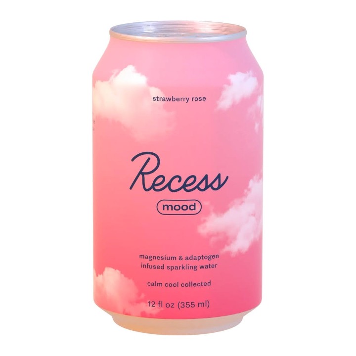 RECESS "MOOD" STRAWBERRY ROSE SPARKLING WATER
