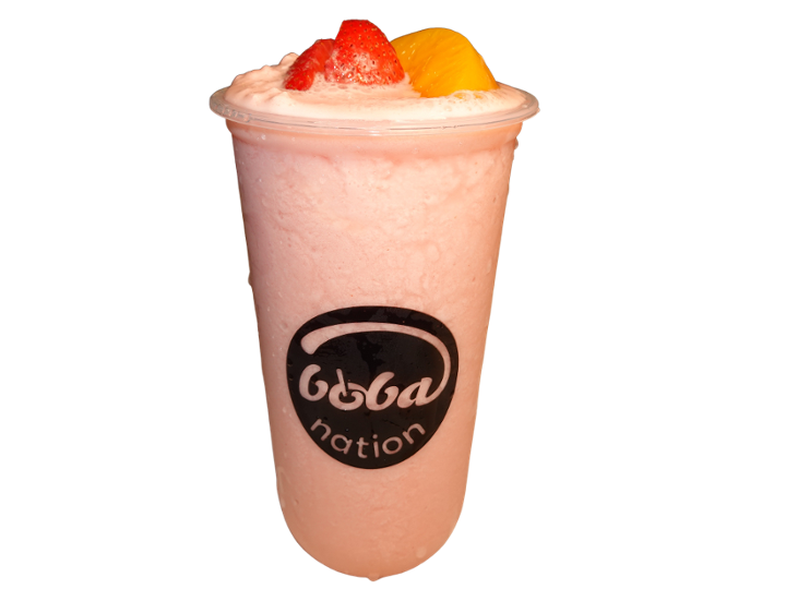 Peach Strawberry Smoothie