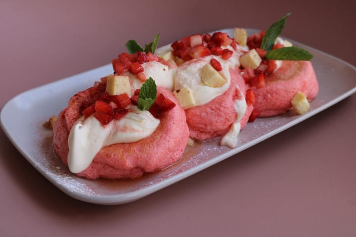 Strawberry Cheesecake Cloud Pancake (Flavor of the Month)