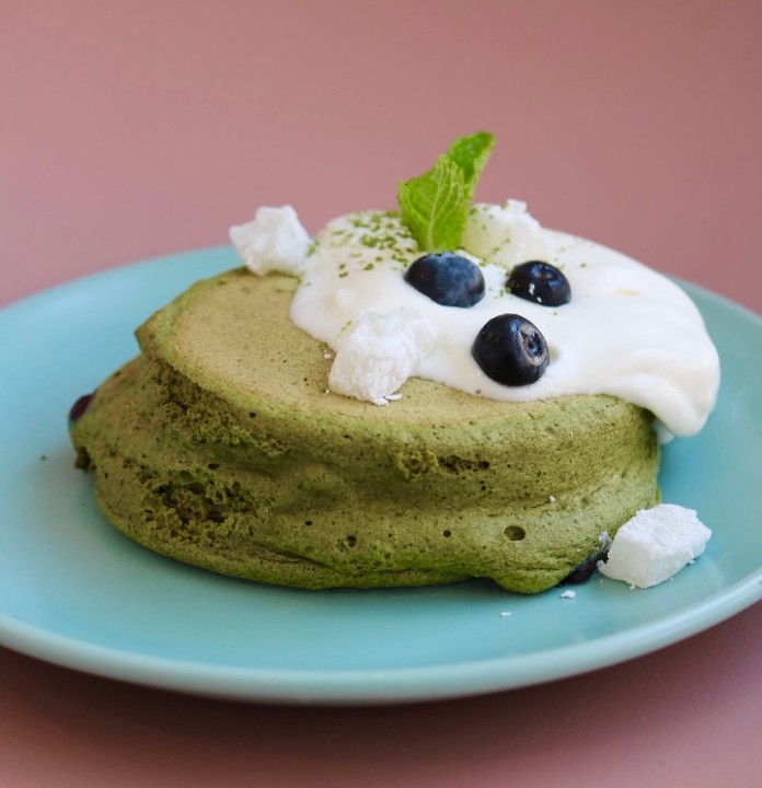 ( Single ) MatchaMochi Blueberry Cloud Pancake
