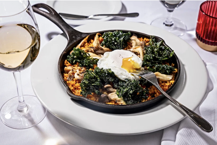 Kale & Mushroom Paella  