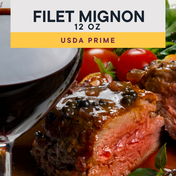 Uncooked Filet Mignon 12 oz